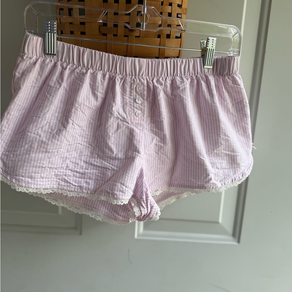 Lux Striped Pajama Shorts